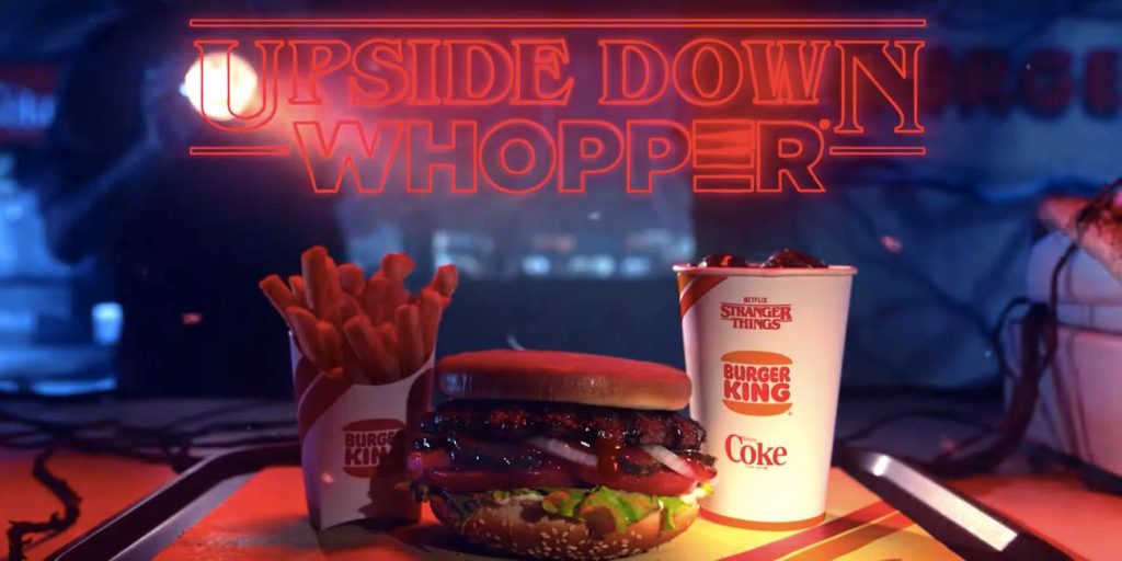 Burger King upside down whopper