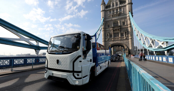 Brand new electric truck for TG Lynes